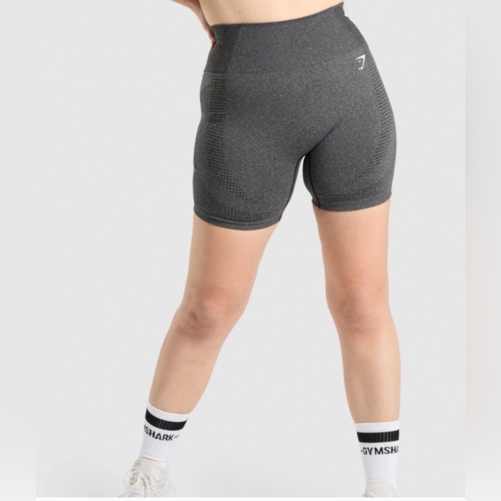Gymshark Vital Seamless Shorts Charcoal Size Small